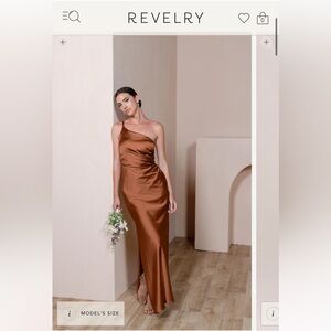 Revelry Jade Rust Bridesmaid Dress